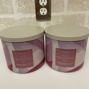2 Brand New Iced Dragonfruit Tea 3 wicks